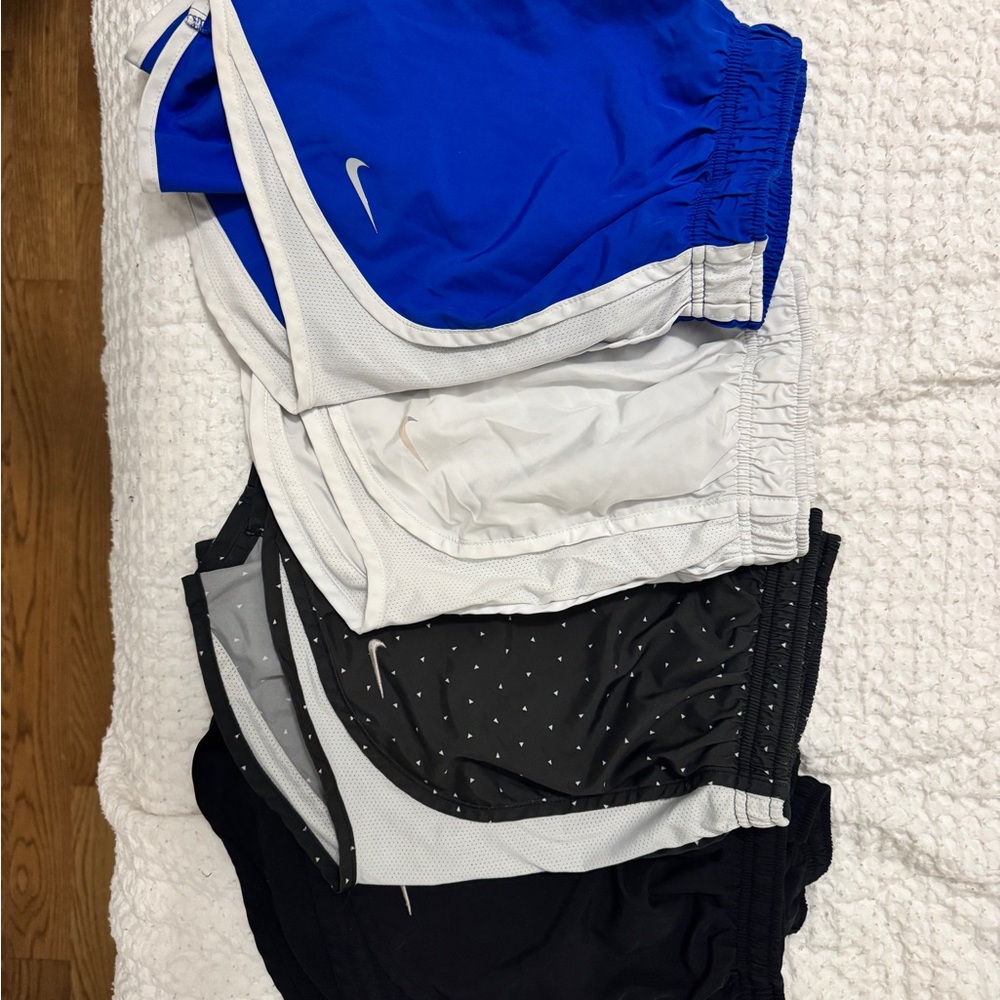 Nike Sports Shorts Bundle - Royal Blue, White, Black